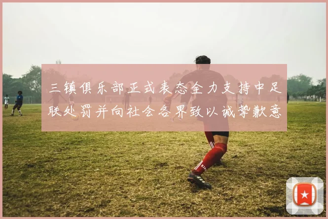 三镇俱乐部正式表态全力支持中足联处罚并向社会各界致以诚挚歉意